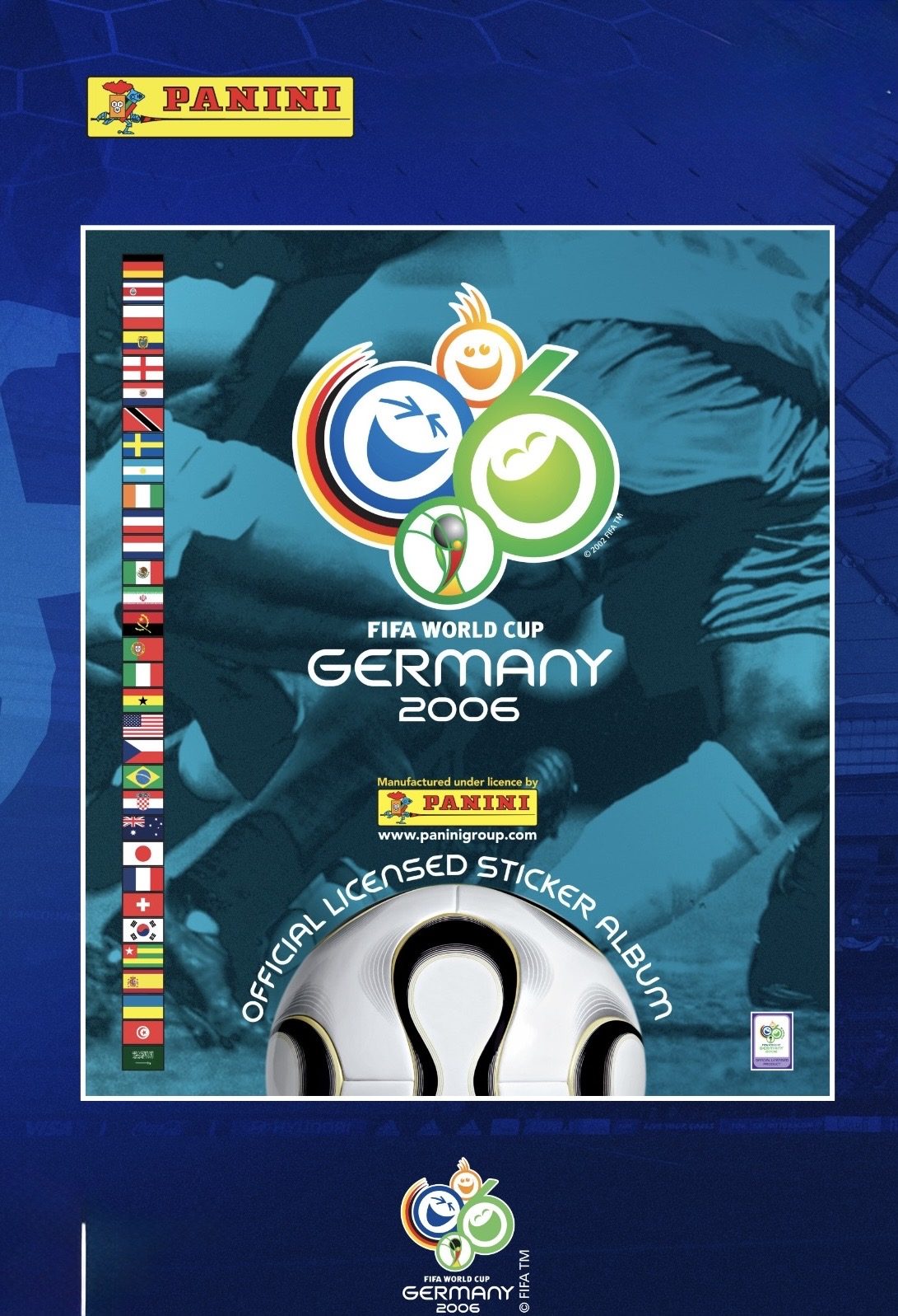 Official licensed Panini FIFA World Cup sticker album
